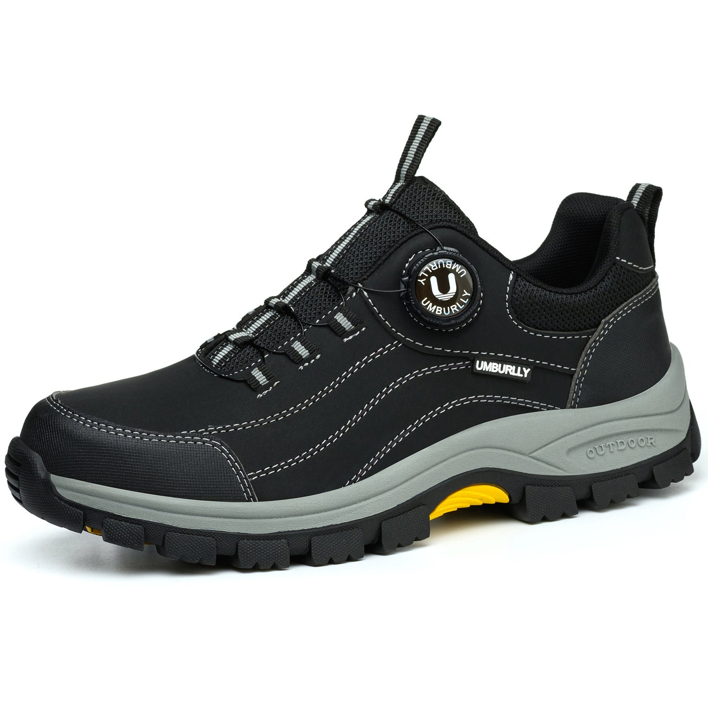 Wear Resistant Safety Work Shoes For All Seasons FZ517 Black - D&A