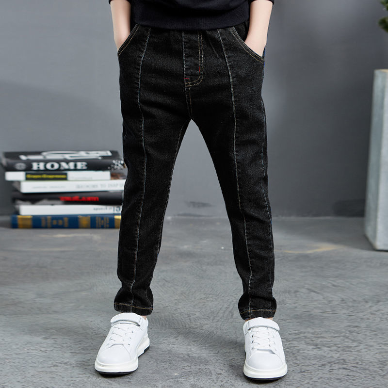 Boys Jeans Autumn And Winter New One-piece Velvet M - D&A
