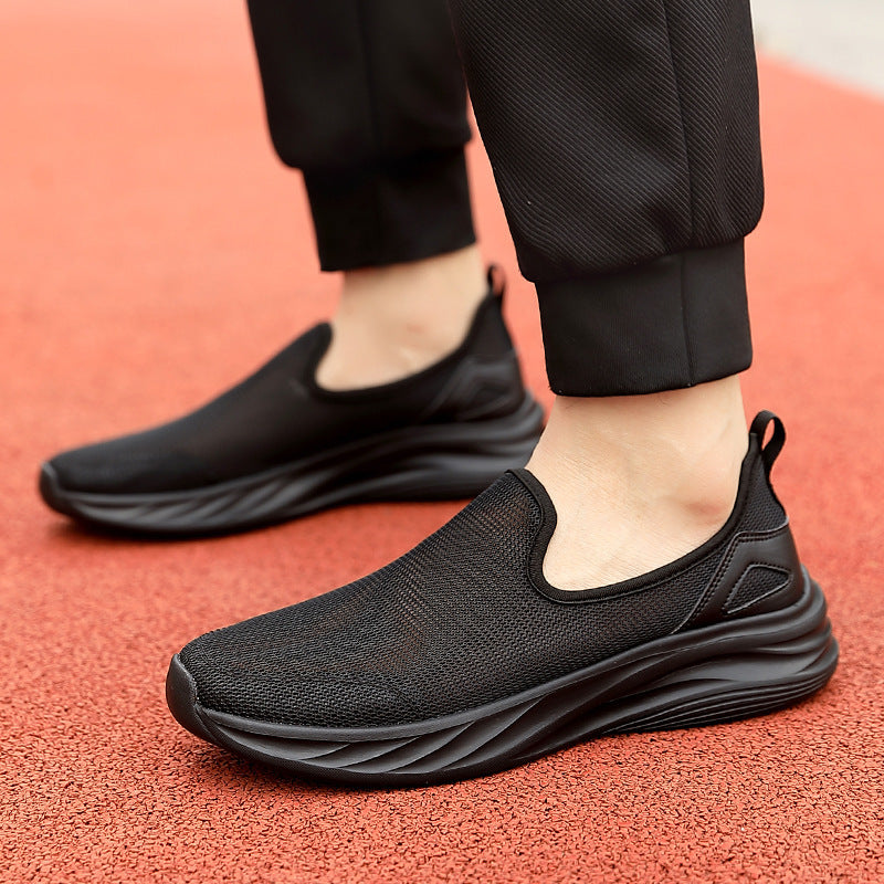 Lazy Hollow Breathable Mesh Cloth Shoes - D&A