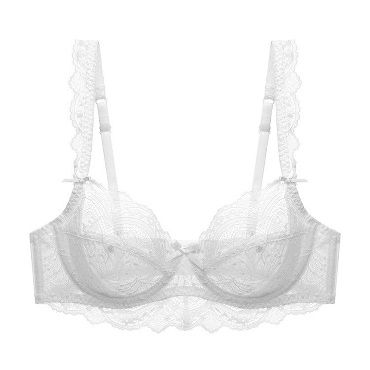 Transparent Lace Bra Ultra-thin Plus Size Bra - D&A