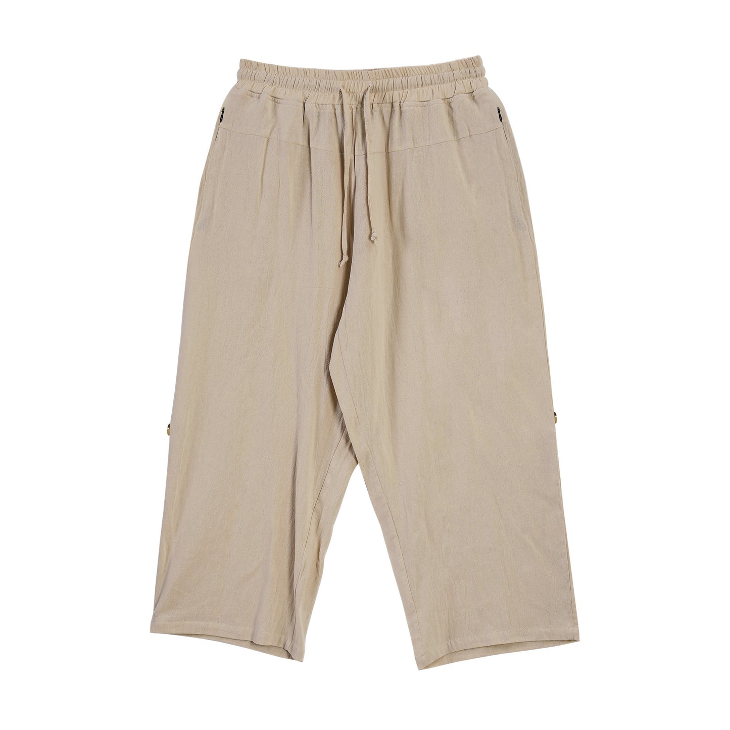 Cotton And Linen Casual Eighth Pants - D&A