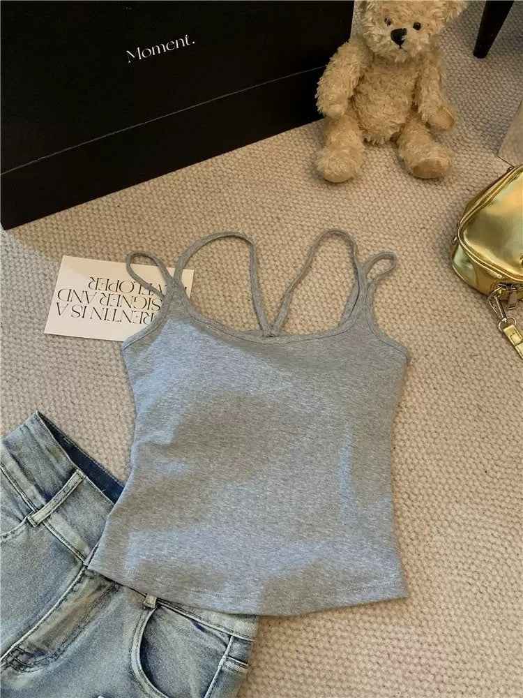Women's Double-shoulder Strap Sling Top