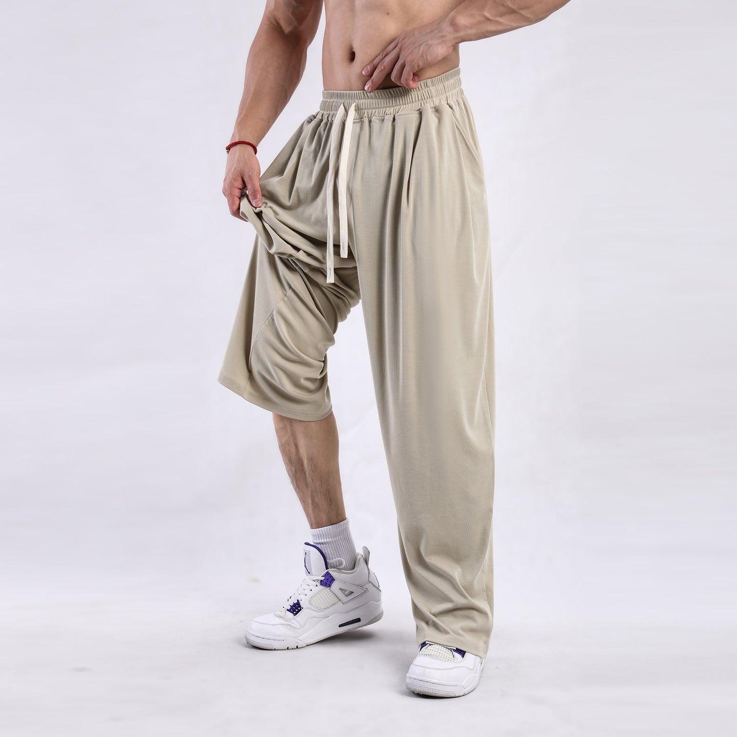Men's Draping Casual Wide-leg Pants - D&A