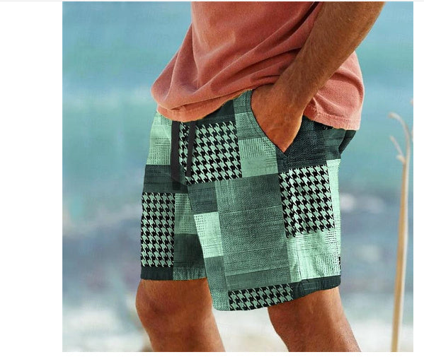 Trendy Digital Printing Youth Popularity Casual Men's Shorts TWM127117 - D&A