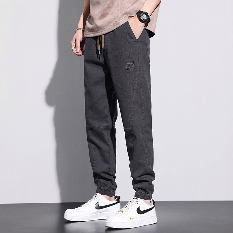 Summer Fashion Casual Pants Men's Thin Gray - D&A