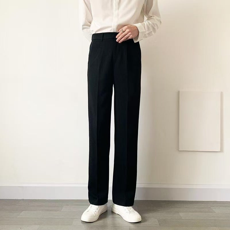 Trendy Ins Draping Design Wide-leg Pants - D&A