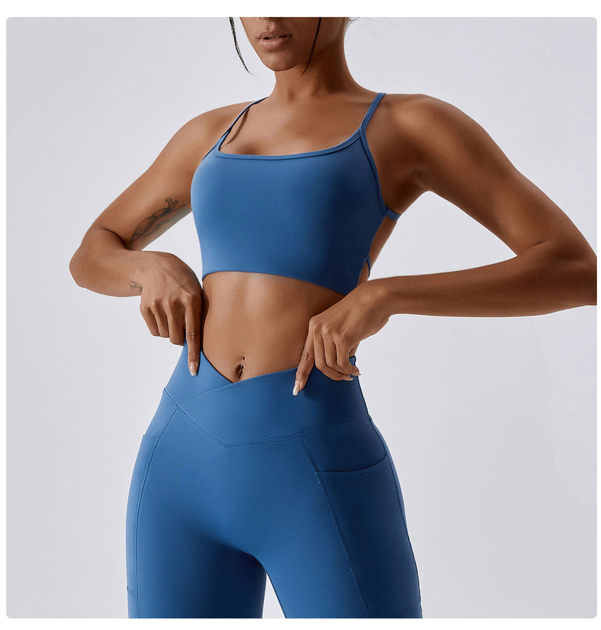 Quick Drying Breathable Yoga Bra Running Sports Bra - D&A