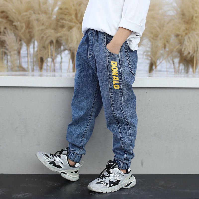 Boys' Jeans Spring And Autumn Models New Spring Blue c - D&A