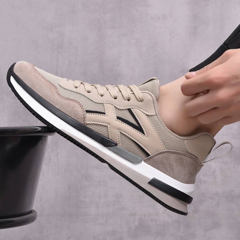 Leather Comfortable Breathable Casual Sneaker - D&A