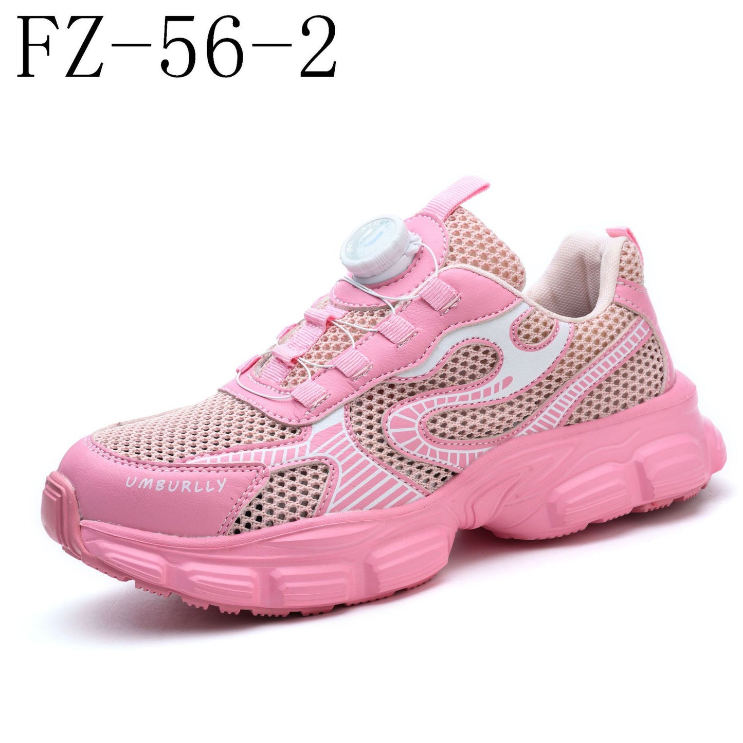 Women's Work Shoes Flying Woven Work Shoes Attack Shield And Anti-stab Pink - D&A
