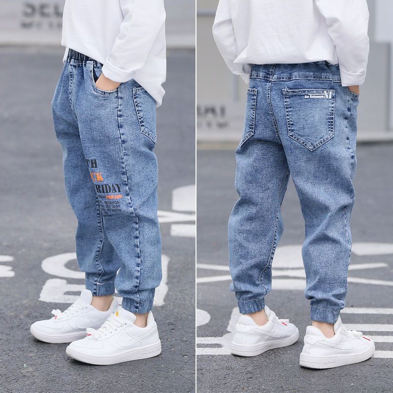 Boys' Jeans Spring And Autumn Models New Spring Blue - D&A