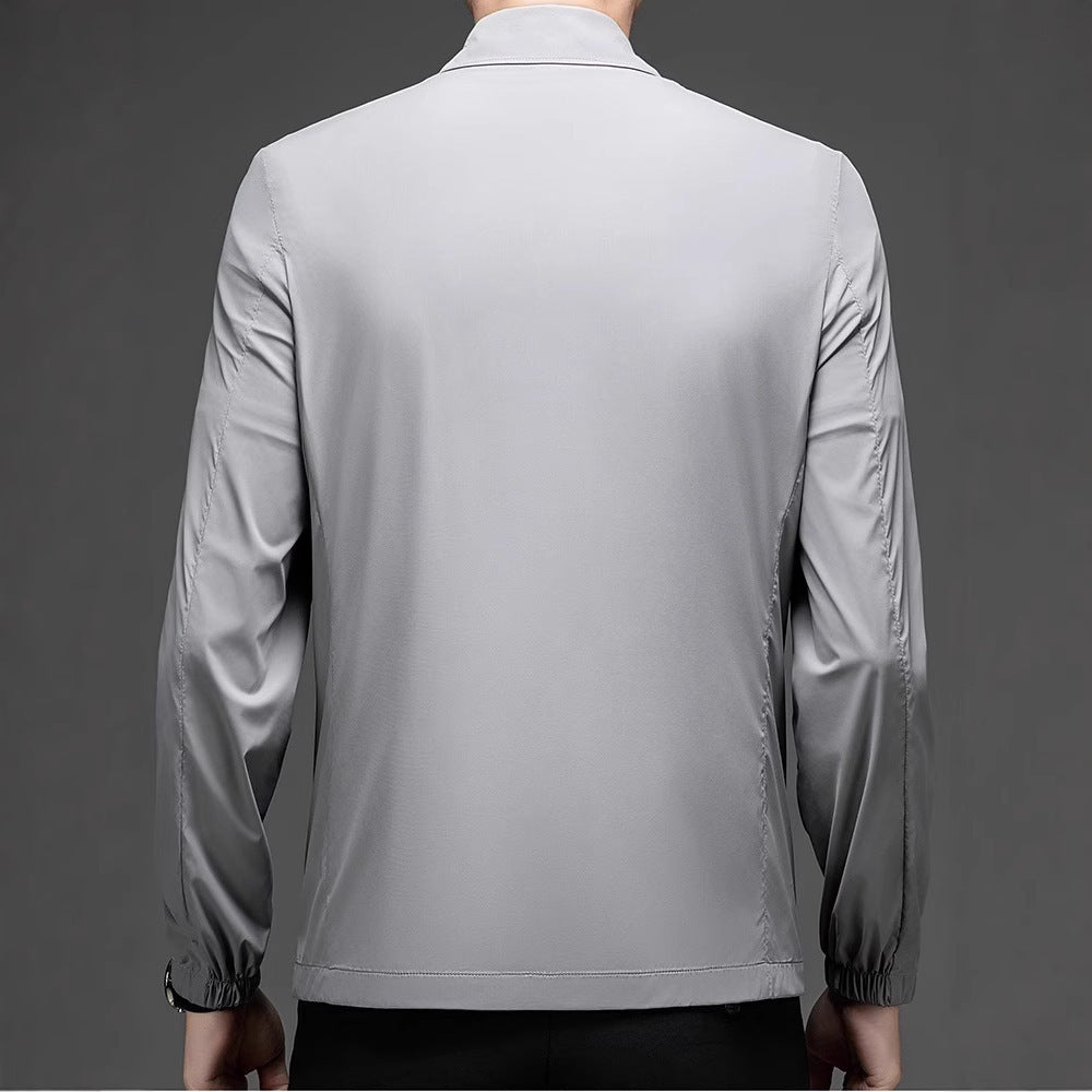 Summer Men's Light Gray Executive Jacket - D&A