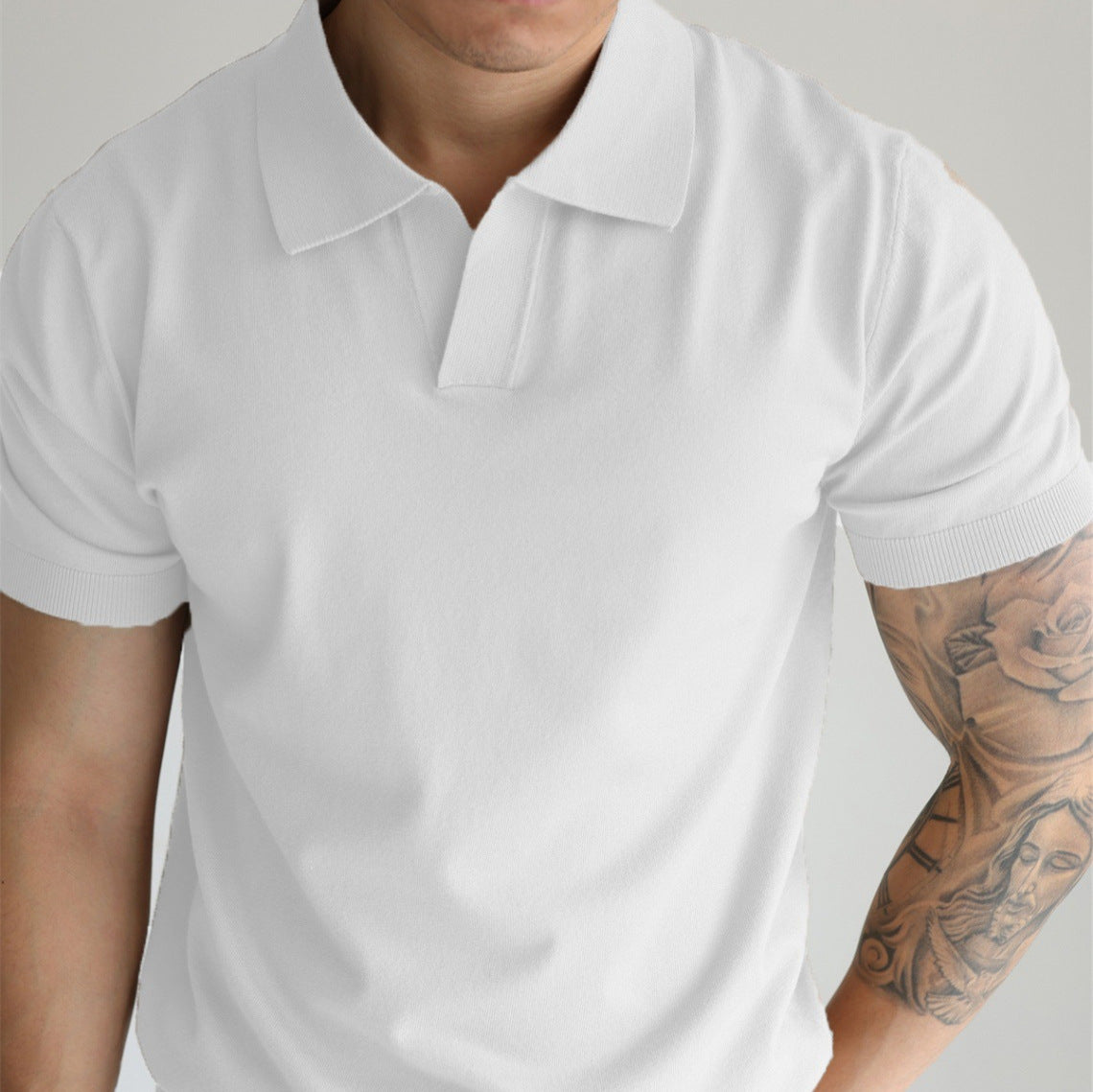 Summer Men's Cool Loose Lapels T-shirt - D&A
