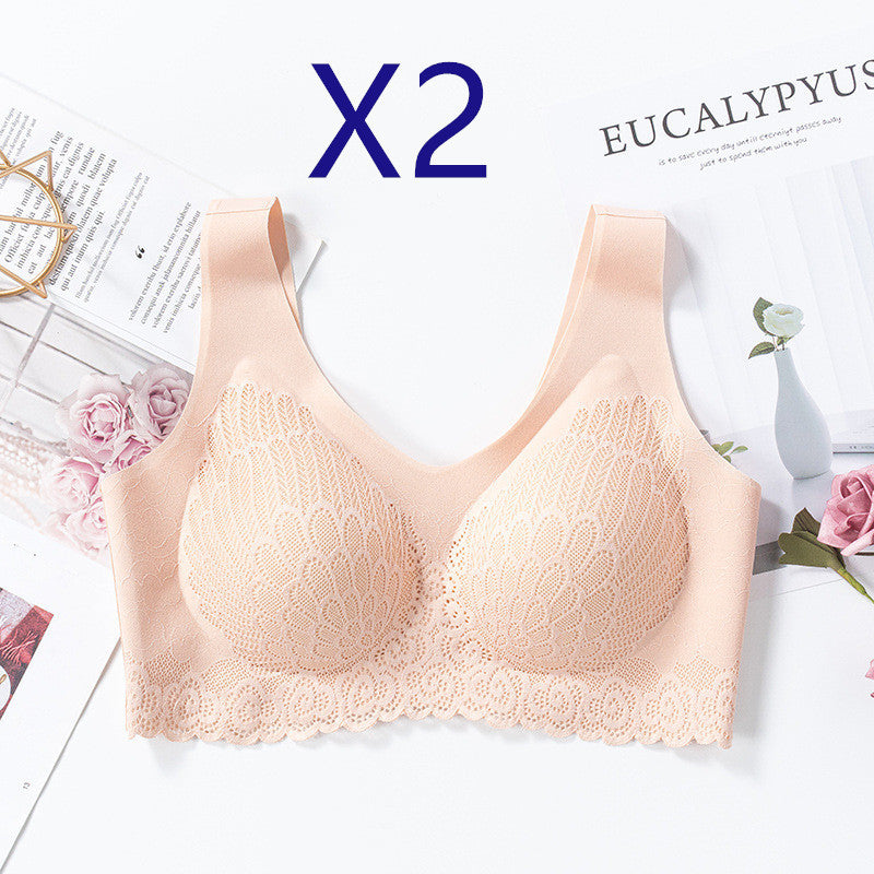 Underwear lace bra Skin Color2pcs - D&A