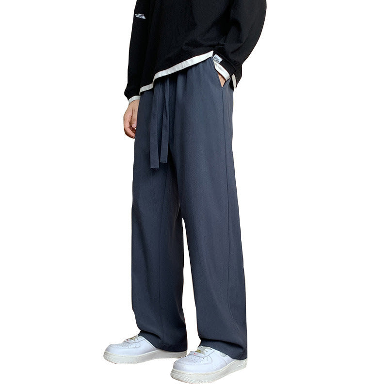 Trendy Hong Kong Style Loose American Casual Wide-leg Pants - D&A