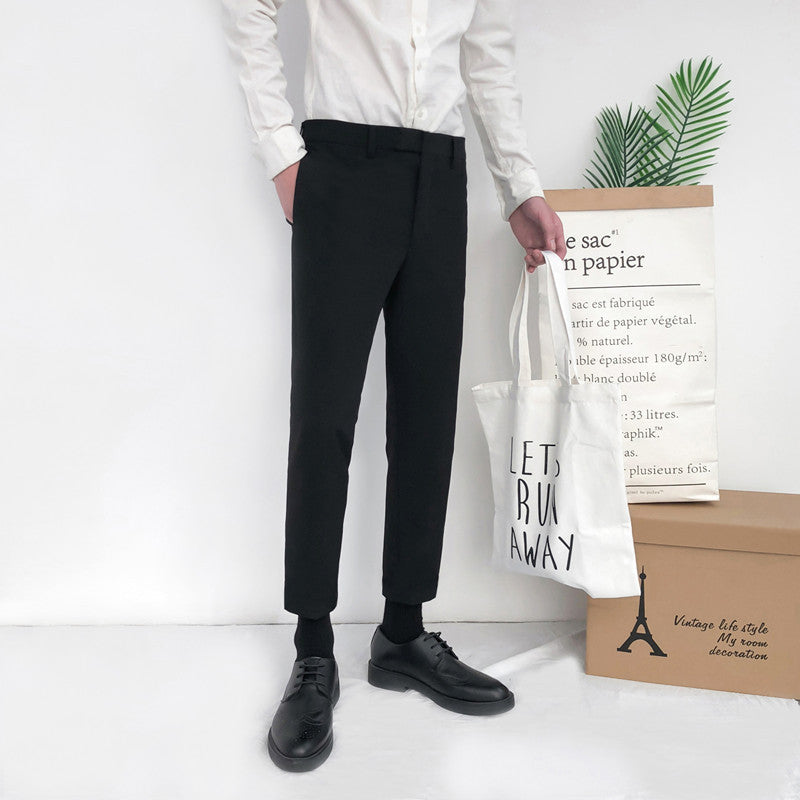 Men's Slim Straight Loose All-match Trendy Pants - D&A