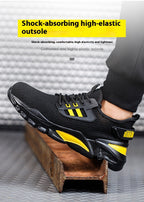 Men's Fashion Summer Breathable Work Shoes - D&A