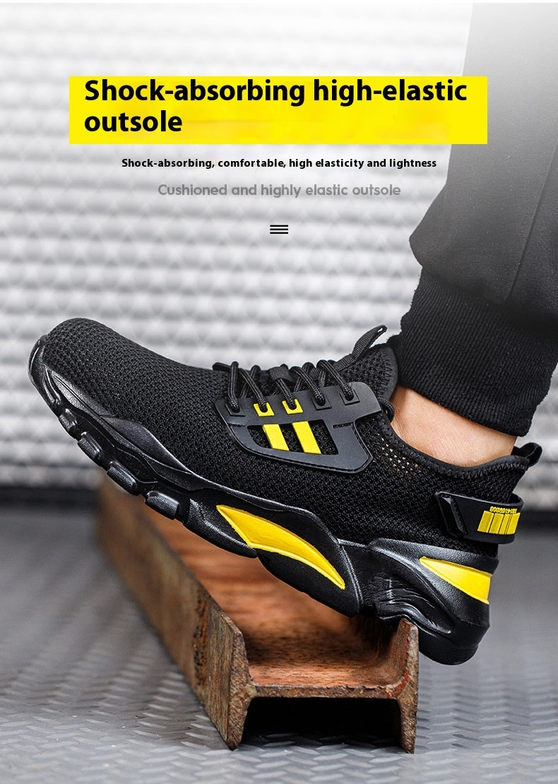 Men's Fashion Summer Breathable Work Shoes - D&A
