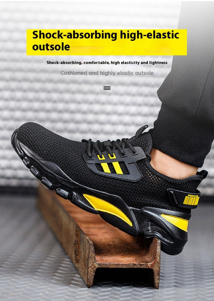 Men's Fashion Summer Breathable Work Shoes - D&A