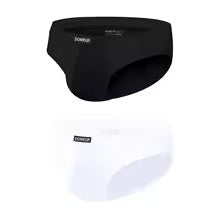 Hot Summer Breathable Comfortable Men's Underwear Black and White - D&A