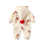 Khaki Padded Warm Baby Clothes Baby Ins Crawling Clothes - D&A
