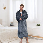 Couple Bathrobe Long Pajamas Homewear - D&A