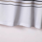 Men's Striped Short Sleeve Summer Business Casual Loose T-shirt - D&A