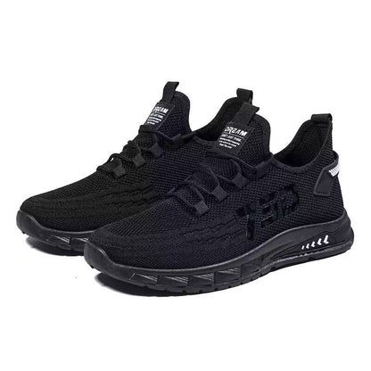 Summer Mesh Surface Lightweight Fat Foot Student Leisure Sneaker 750 Black - D&A