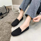 Women's Low-cut Square Toe Flat Bottom Sneaker - D&A