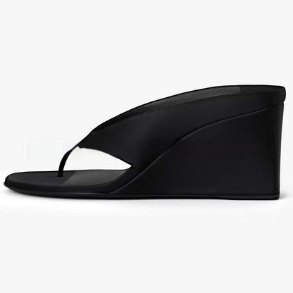 Wedge Platform Flip-flops All-matching Slippers - D&A