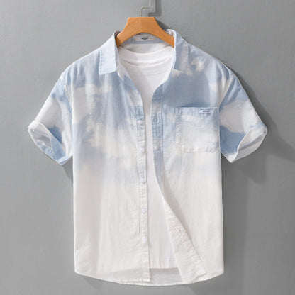 Summer Menswear Trendy All-match Short-sleeved Shirt - D&A