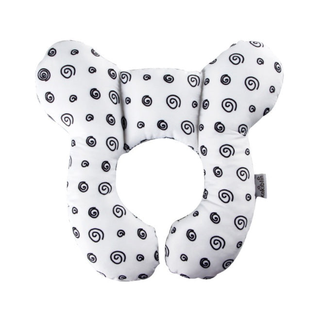 Infant Pillow Baby Bed U-Shaped Safety Seat Neck Guard Fixed Stereotyped Stroller Pillow Snails OPP - D&A