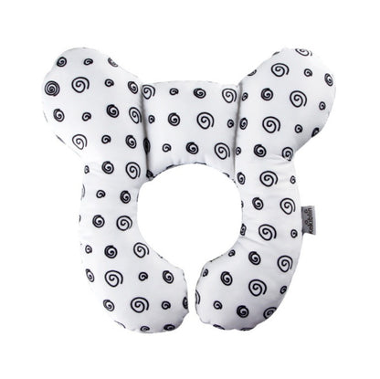 Infant Pillow Baby Bed U-Shaped Safety Seat Neck Guard Fixed Stereotyped Stroller Pillow Snails OPP - D&A