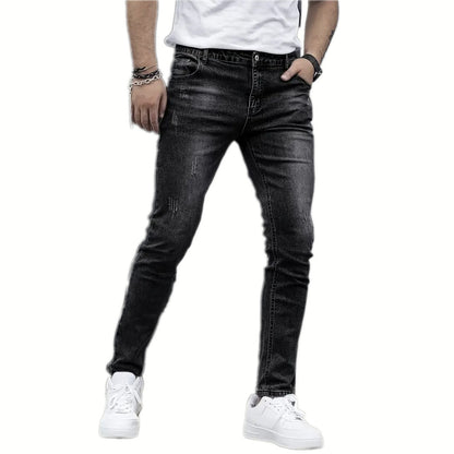 Stretch Men's Casual Solid Color Jeans - D&A