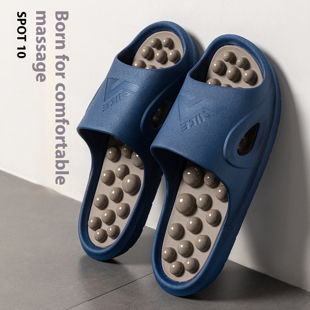 Ball Massage Sandals Bathroom Bath Non-slip Wear-resistant Anti-slip Bath Mat Pedicure - D&A