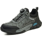 Breathable Lightweight Attack Shield And Anti-stab Leisure Safety Shoes FZ462 Gray - D&A