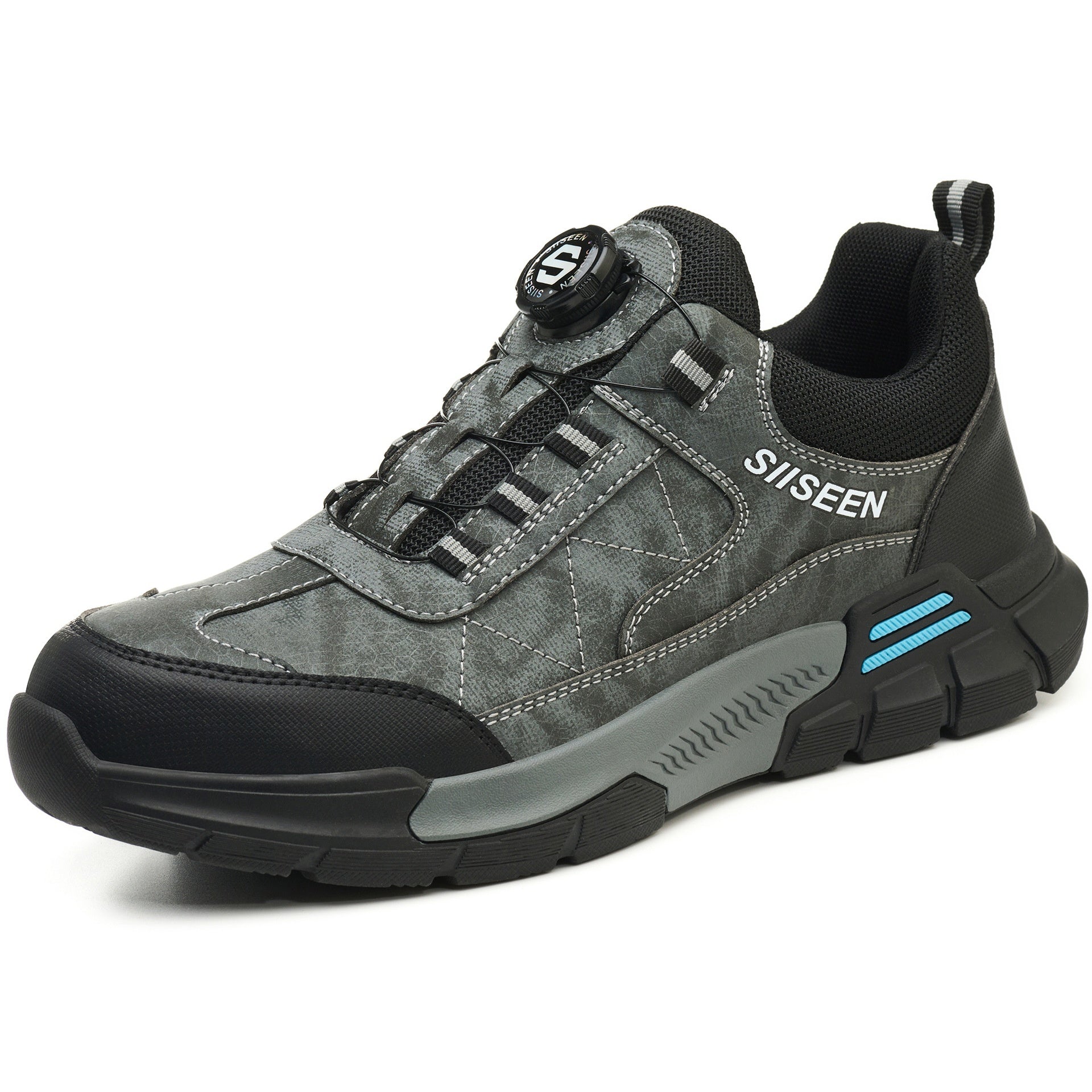Breathable Lightweight Attack Shield And Anti-stab Leisure Safety Shoes FZ462 Gray - D&A