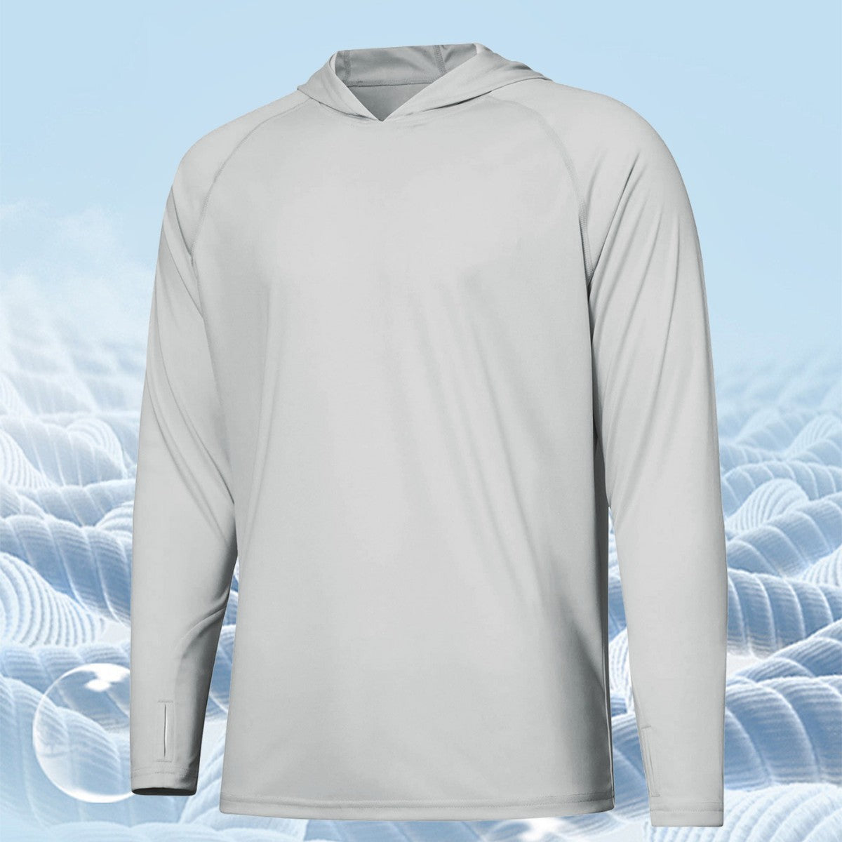 Outdoor UV-proof Fishing Long Sleeve Hooded Thin Top Protection - D&A