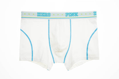 Boxer Cotton Large Size Men's Sports Underwear White - D&A