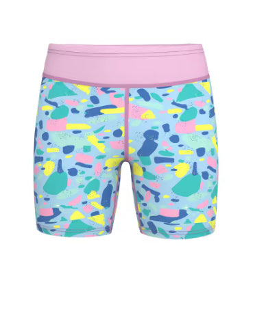 Warm Surfing Upstream Neoprene Swimming Trunks Pink - D&A