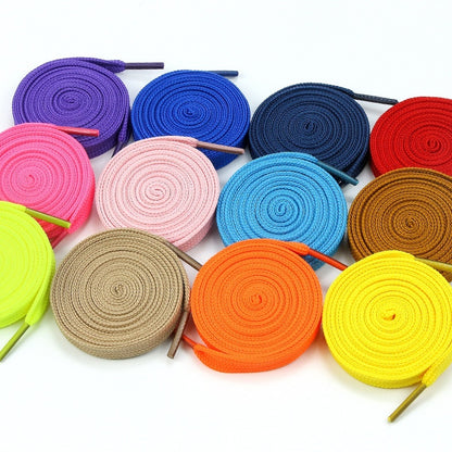 White Shoes Colorful Bandlet Shoelaces - D&A