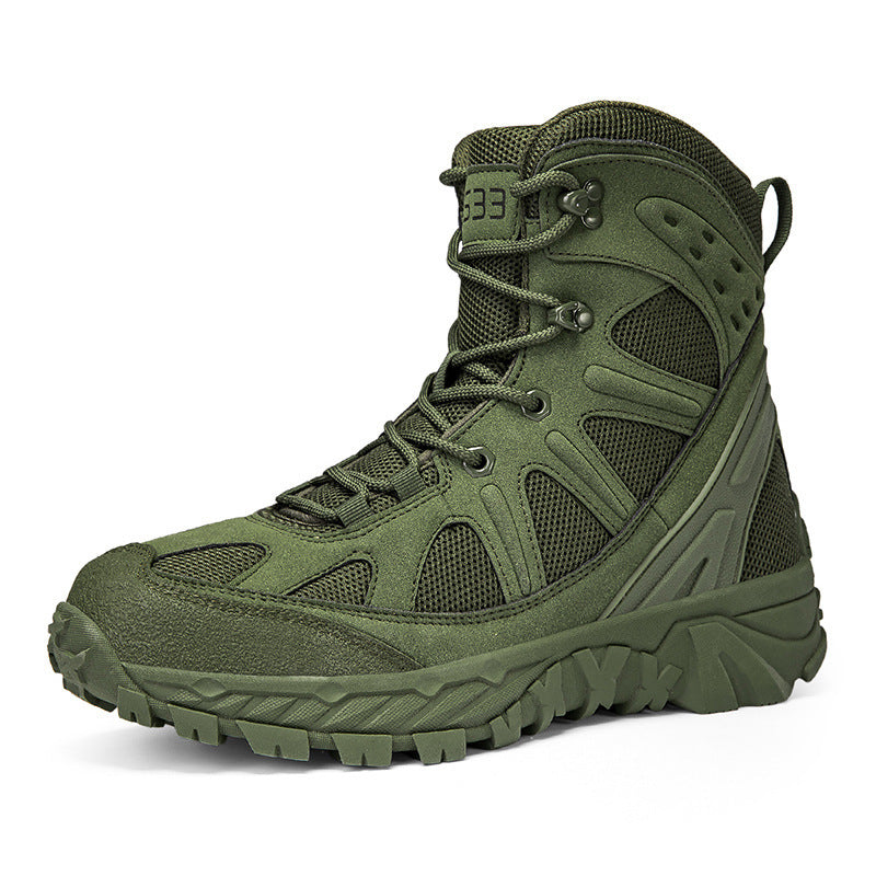 Anti-skid Field Special Forces Combat Boots Anti-kick Hiking Boots - D&A