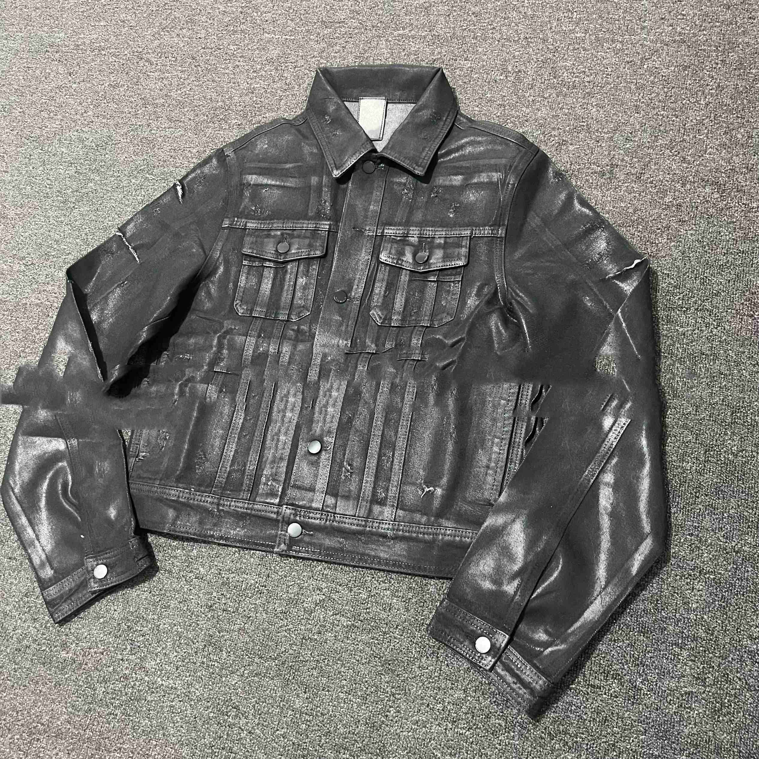 Denim Coat Archive Short Slim Jacket - D&A