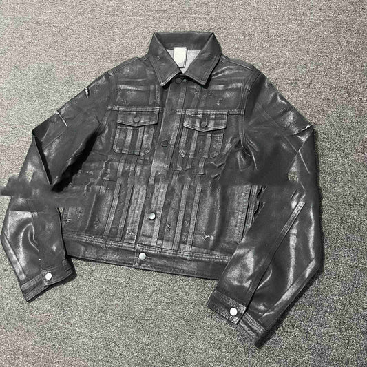 Denim Coat Archive Short Slim Jacket - D&A