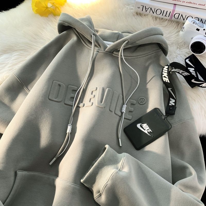Ovsize Men's Hooded Fashion Brand American Style Loose Hoodie - D&A