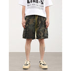 Three-dimensional Multi-pocket Workwear American Shorts Men - D&A