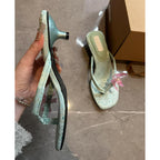 Fashion Personality Flower Flip-flops Female - D&A