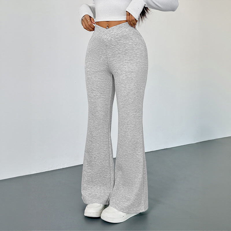 Women's Casual Daily Hot Girl Slim Fit Bootcut Trousers - D&A