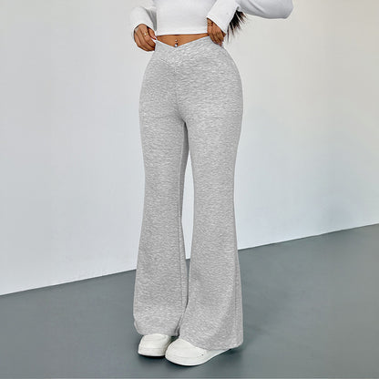 Women's Casual Daily Hot Girl Slim Fit Bootcut Trousers - D&A