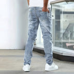 Stretch Men's Casual Solid Color Jeans - D&A